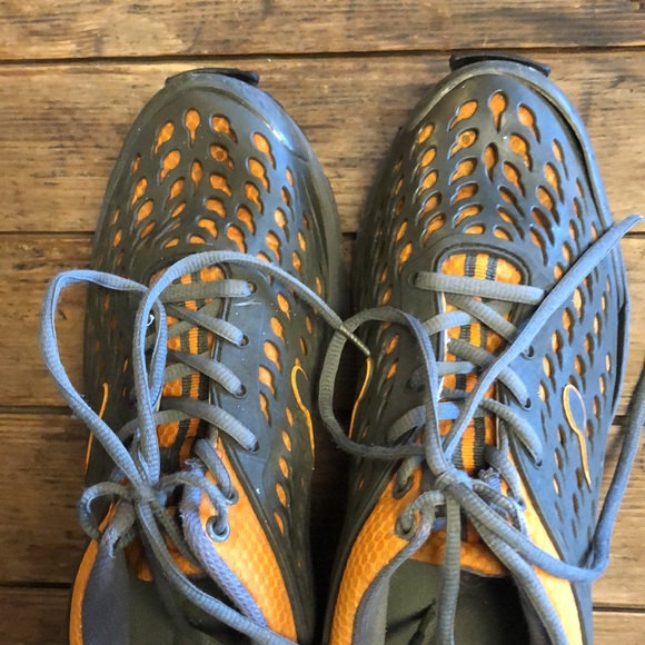 Gravity Defyer FLEXNET Orange Gray Shoes sz11.5 - Picture 13 of 14